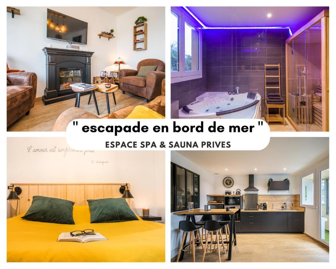 Escapade En Bord De Mer Avec Sauna Et Spa Prives ビニック エクステリア 写真